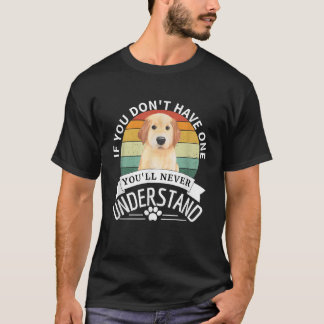 Golden Retriever Retro Vintage Dog Lovers For Men T-Shirt