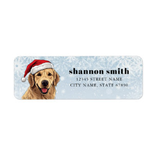 Golden Retriever Return Address Labels