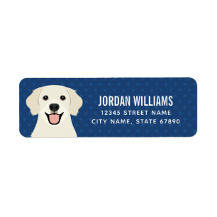 Golden Retriever Return Address Labels
