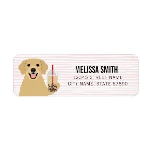 Golden Retriever Return Address Labels