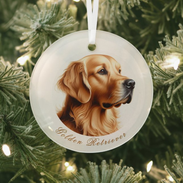Golden Retriever Round Ornament (Insitu)