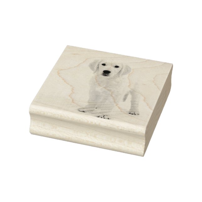 Golden Retriever Rubber Stamp (Stamp)