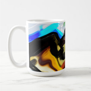 Golden retriever run free coffee mug