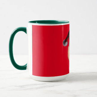 Golden Retriever Santa Claus Mug
