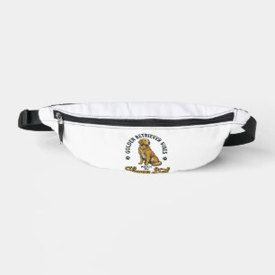 Golden Retriever Shirt Vintage Engraving Dog Lover Bum Bags