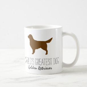 Golden Retriever Silhouette - World's Greatest Dog Coffee Mug