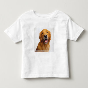 Golden Retriever Smile Toddler T-Shirt
