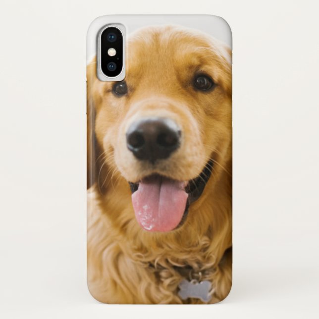 Golden Retriever Smiling Case-Mate iPhone Case (Back)
