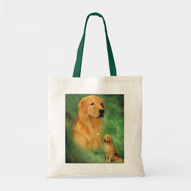 Golden Retriever Spencer Tote Bag (Front)