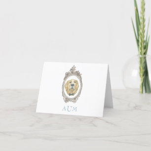 Golden Retriever Stationary Announcement