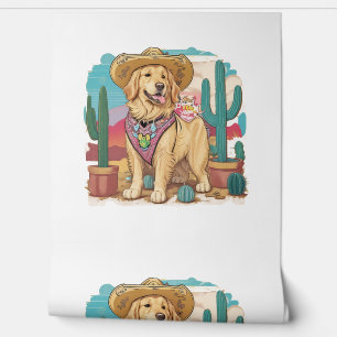 Golden Retriever stay cool anywhere Wallpaper