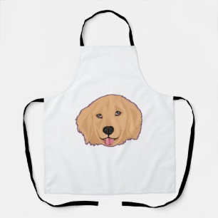 Golden Retriever Sticker    Apron