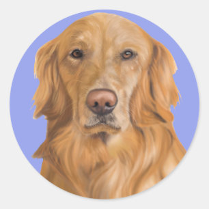 Golden retriever stickers