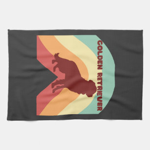 Golden Retriever Tea Towel