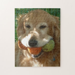 Golden Retriever & Tennis Balls Puzzle