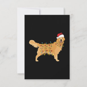 Golden Retriever Thank You Card
