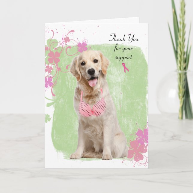 Golden Retriever Thank You Card (Front)