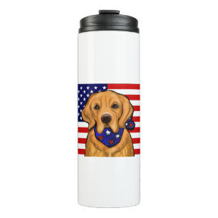 GOLDEN RETRIEVER THERMAL TUMBLER