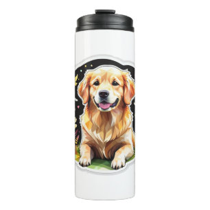 Golden Retriever Thermal Tumbler
