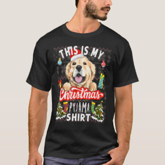 Golden Retriever This Is My Christmas Pyjama Dog S T-Shirt