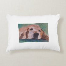 Golden Retriever Throw Pillow