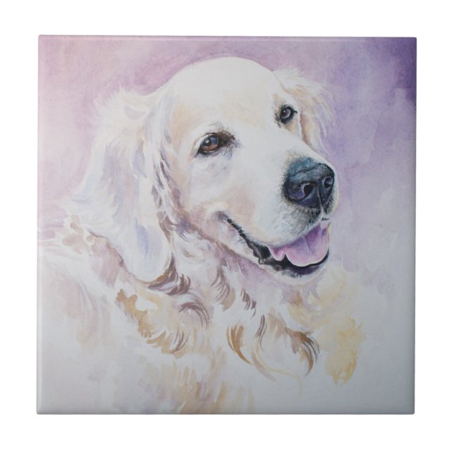 Golden retriever tile (Front)