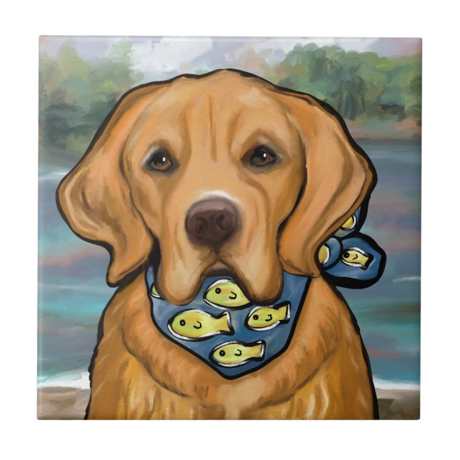 Golden Retriever Tile (Front)
