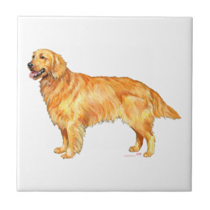 Golden Retriever Tile