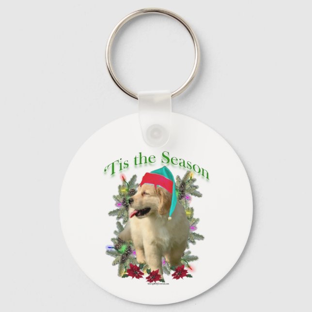 Golden Retriever ‘Tis Key Ring (Front)