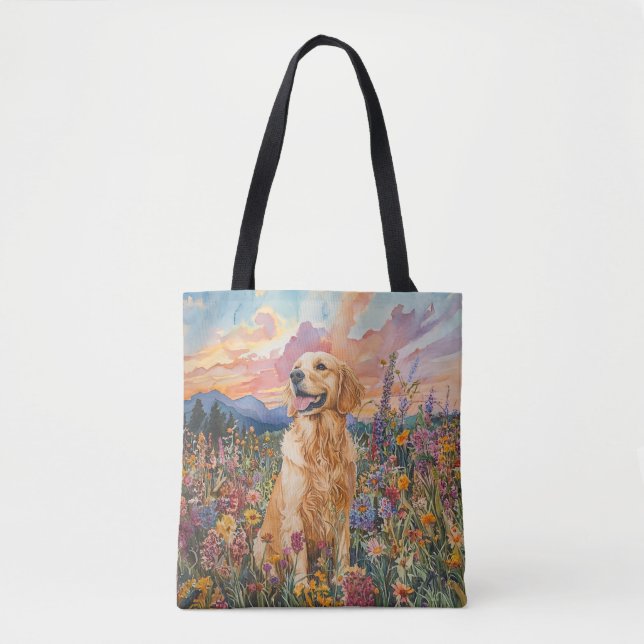 Golden Retriever - Tote Bag (Front)