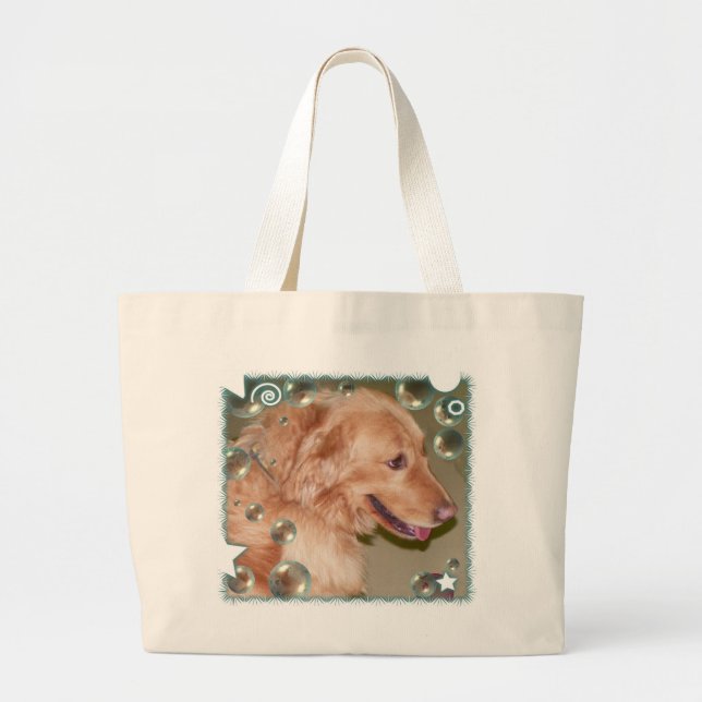 Golden Retriever tote bag (Front)