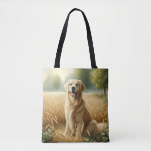 Golden Retriever Tote Bag