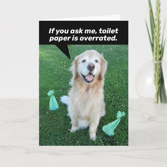 Golden Retriever TP Encouragement Card (Front)