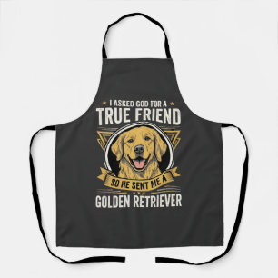 Golden Retriever True Friend Dog Apron
