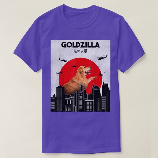 Golden Retriever Tshirt, Funny Golden Retriever  T-Shirt (Design Front)