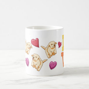 Golden Retriever Valentine's Day Gift Dog Lover Co Coffee Mug