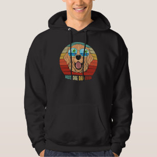 Golden Retriever Vintage Best Dog Dad Ever Hoodie