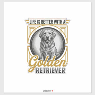 Golden Retriever Vintage Engraving Dog Lover Shirt