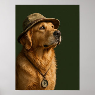 Golden Retriever Wall Art — Explorer Pet