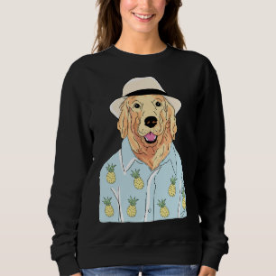 Golden Retriever Wearing Clothes Sweatshirt