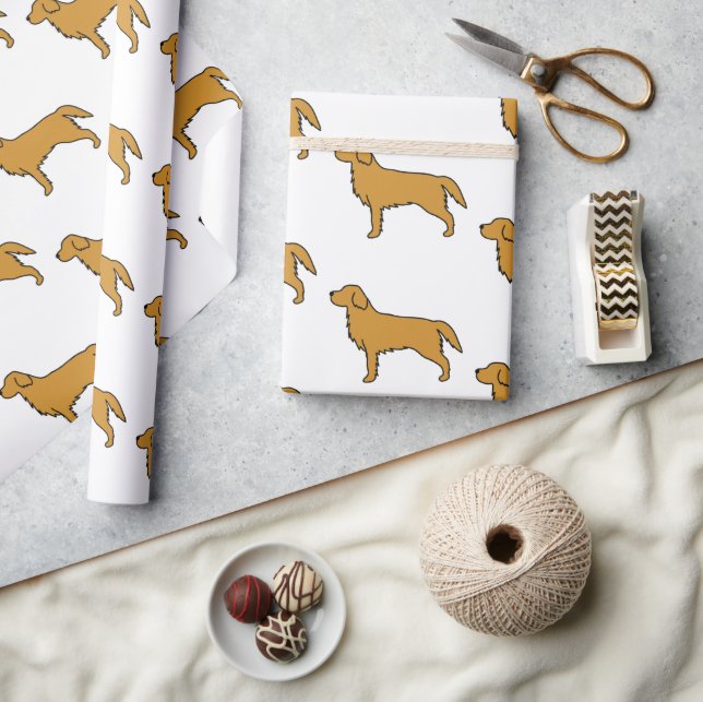 Golden Retriever Wedding Paper  (Crafts)