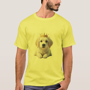 Golden Retriever with Crown T-Shirt