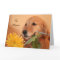 Golden Retriever With Flower Mother's Day Card