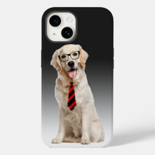 Golden Retriever With Glasses  Case-Mate iPhone 14 Case