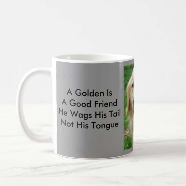 Golden Retriever  With Neat Sayings Mug (Left)