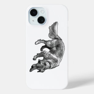 Golden Retriever with Playful Gaze iPhone 15 Case