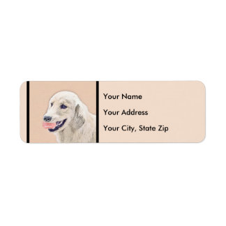 Golden Retriever with Tennis Ball Painting Dog Art