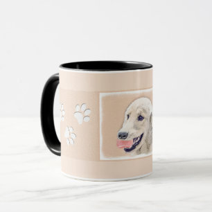 Golden Retriever with Tennis Ball Painting Dog Art Mug