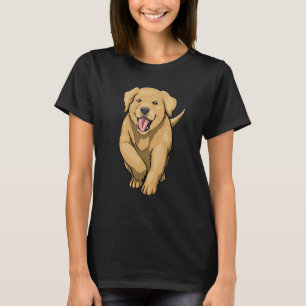 Golden Retriever Women Dog Love Mexican T-Shirt