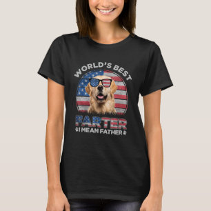 Golden Retriever Worldu2019s Best Farter I Mean Fa T-Shirt